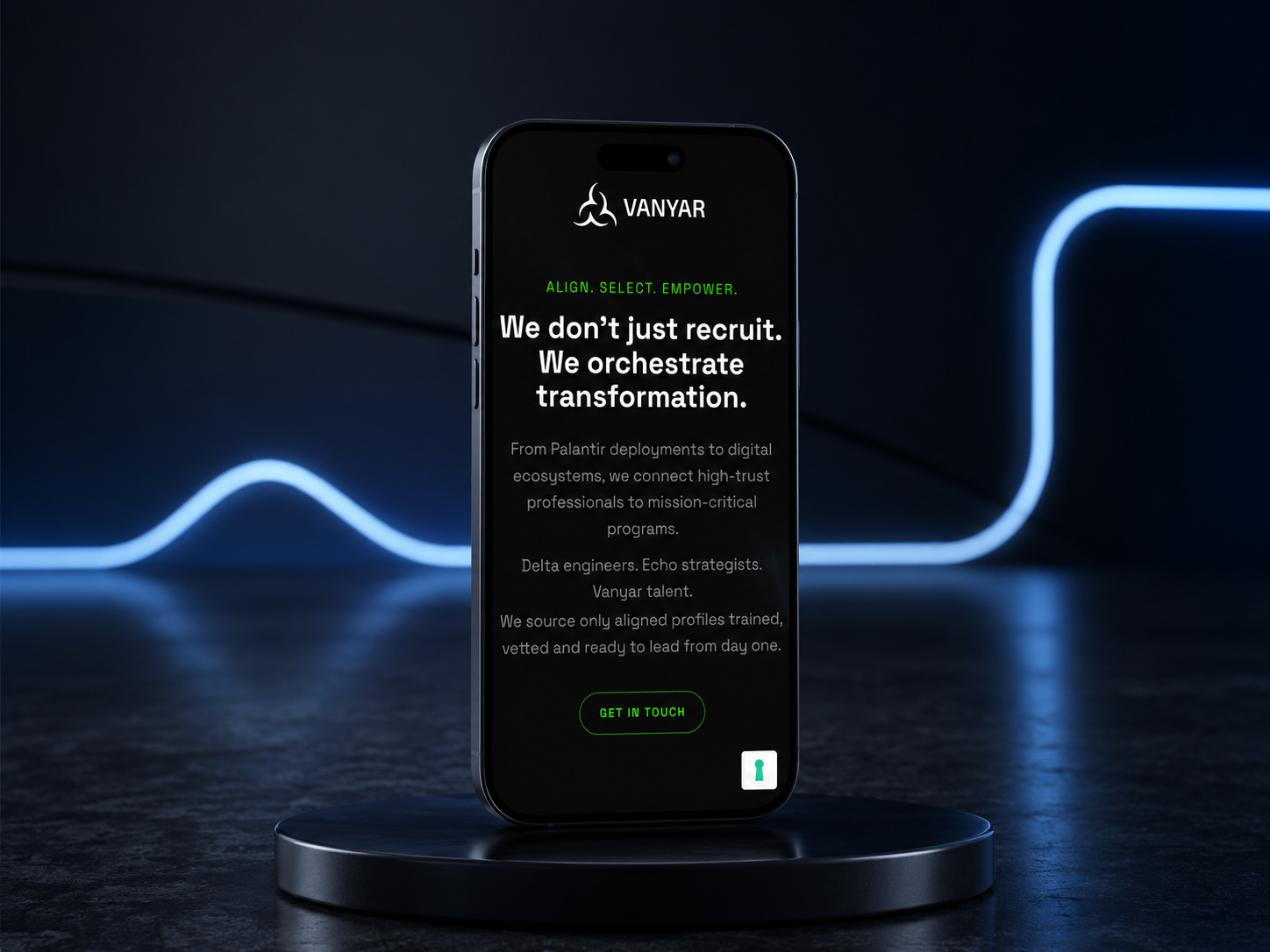 Vanyar, Smartphone Mockup